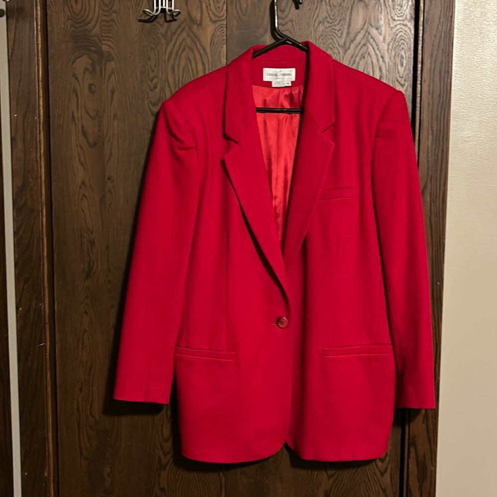 Women’s red blazer  size 14